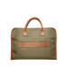 Waxed canvas laptop bag Olive