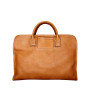 Soft leather laptop bag
